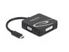 DeLOCK 63129 USB grafische adapter 3840 x 2160 Pixels Zwart