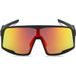 Chpo brand CHPO Henrik Black Red Mirror Sunglasses