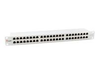 Equip 326526 48-poorts Cat.6A afgeschermd patchpaneel, lichtgrijs