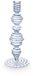 Pip Studio Kandelaar Swirl - Kaarsenhouder van Glas - Donkerblauw - 22cm