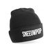 Bellatio Decorations Muts Sneeuwpop - unisex - one size - zwart - wintermuts