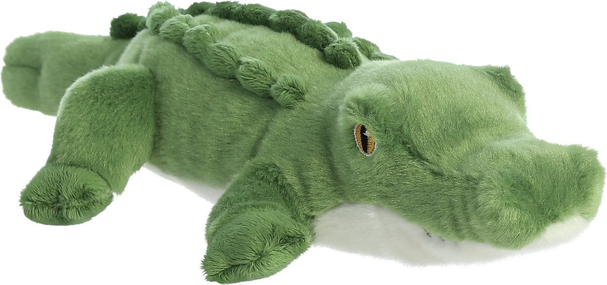Aurora Pluche dieren knuffels krokodil van 36 cm - Knuffeldieren krokodillen speelgoed