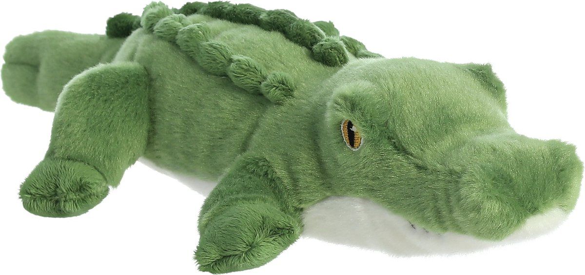 Aurora Pluche dieren knuffels krokodil - 36 cm