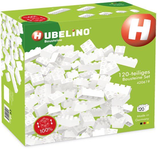 Hubelino Bouwstenenset Wit 120-delig