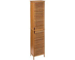 5Five Kolomkast - hoog - 170 cm - bamboe - bruin