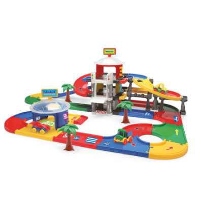 Wader Quality Toys Mega Garage met lift - Kleurrijk