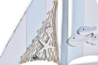 DKD Home Decor Wandkapstok Metaal Hout Wit 43 x 4 x 56 cm