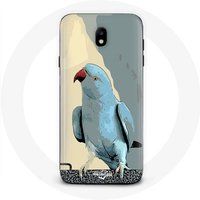 Maniacase Etui voor Samsung Galaxy J3 2017 Parkieten Blauw