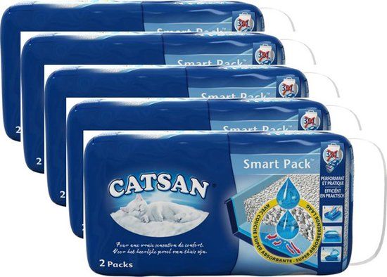 Catsan Smartpack - Kattenbakvulling - 5 x 8 l