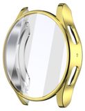 Wigento Samsung Galaxy Watch 7 44mm TPU Electroplated Full Cover Case - Gold