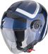 Scorpion EXO-City II Riva Zwart Blauw Jethelm - Maat M