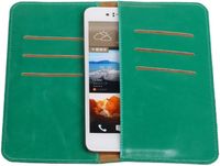 Best Cases Groen Pull-up Large Pu portemonnee wallet voor Sony Xperia XA