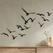 Merkloos Asir - Decoratieve metalen wandaccessoire - Zwart - 29 x 0,12 x 18 cm