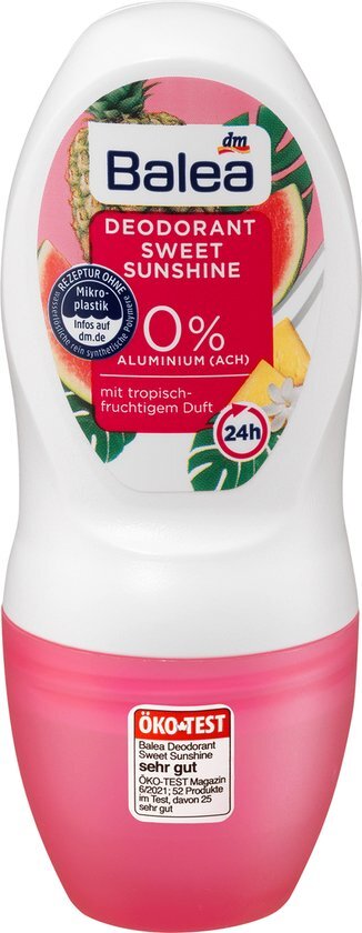 Balea Deodorant Roll On Sweet Sunshine@, 50 ml