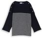 Tom Tailor Chemise à manches longues à rayures - Taille M - bleu marine blanc cassé rayure