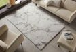 Mint rugs Hoogpolig vloerkleed marble Mayrin - crème/grijs 120x170 cm