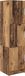 vidaXL Meuble haut bois de chêne 31,5 x 32 x 122,5 cm
