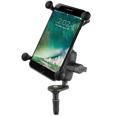 RAM Mount RAM-B-176-A-UN10U - Actieve houder voor Mobiele telefoon/Smartphone - Zwart - Motorfiets