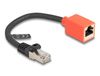 Delock Adaptateur de protection d'appareil RJ45 Cat.6A S/FTP 20 cm (Adaptateur de déconnexion)