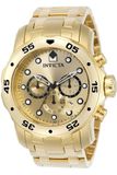 Invicta Pro Diver - Automatisch herenhorloge van roestvrij staal - 48 mm, Goud