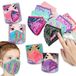 GIRABRILLA - Nice Group Fashion masker met omkeerbare pailletten, verstelbare elastieken, meerkleurig, 2810