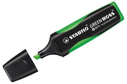 Stabilo Green Boss - Markeerstift - Groen - Zwart - 1 stuk
