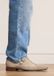 Manfield Heren Beige Suède Gespschoenen Maat 41
