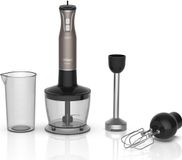 Arzum 1500W staafmixer-set: staafmixer, mixstok, handmixer, geschikt voor het verkleinen van ingrediënten, kleur: bruin