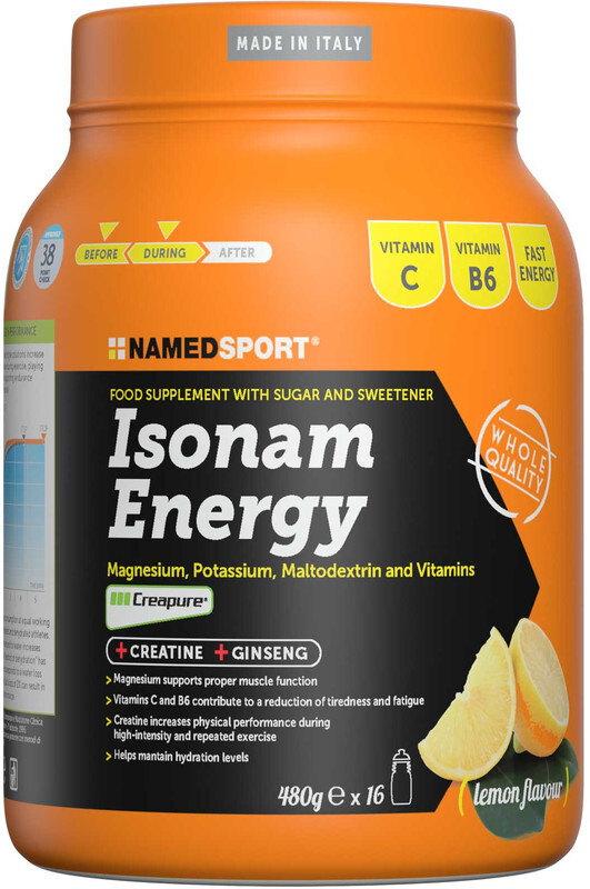 NAMEDSPORT Isonam Energy Drink 480g, Lemon