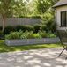 vidaXL Verhoogde Tuinbak Grijs 240 x 80 x 24 cm Gegalvaniseerd Staal