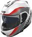 Nolan N100-6 Scia 364, casque à visière relevable, couleur: Blanc/Noir/Gris/Rouge, taille: L