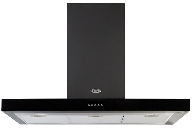 Belling Cookcentre 100 Flat Muurmontage Zwart 481,3 m³/uur