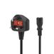 Vivanco VVITPOWER15UK câble d'alimentation Noir 1,8 m
