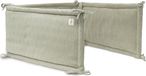 Jollein - Bedomrander 180x30cm - Baby Bedbumper Ledikant - Acryl & Katoen - Grain Knit - Olive Green