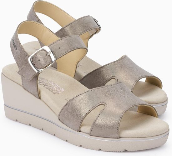 Mephisto ELISABETH Dames Sandaal - Taupe - Maat 42