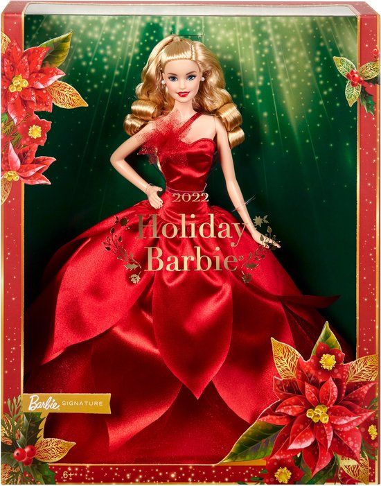 Barbie Feestelijke Pop - Blond Golvend Haar - Pop