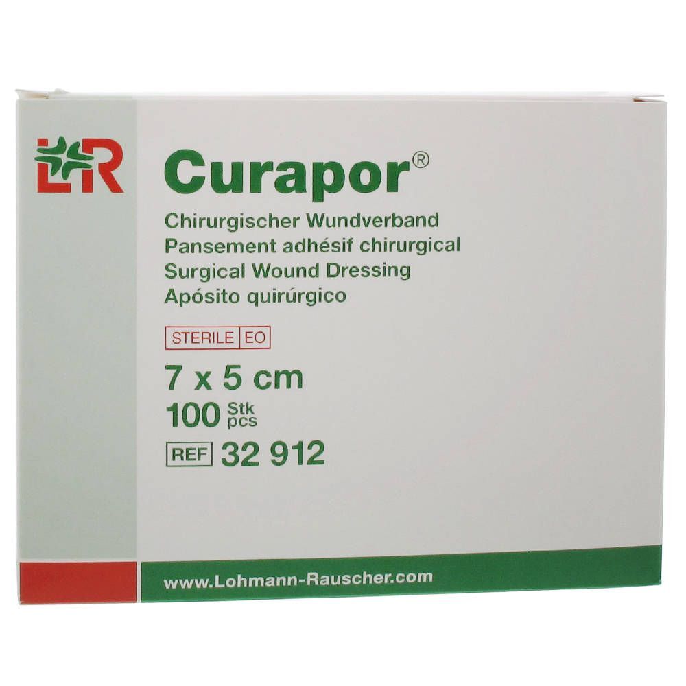 Lohmann & Rauscher Curapor Verband Adh Steriel 7cm x 5cm 32912