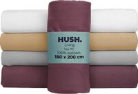 HUSH Living Hoeslaken 180x200+30cm Bordeaux