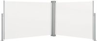 vidaXL Windscherm uittrekbaar 120x1000 cm crème