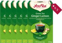 Yogi Tea Green Tea Ginger Lemon Biologisch - 6 x 17 theezakjes