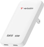Verbatim Essentials Slim GaN-oplader Wit