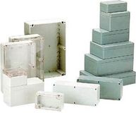 Gainta G368C Waterbestendige ABS-behuizing met afstandsussen - 160 x 80 x 55mm en doorzichtig deksel