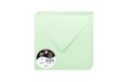 Clairefontaine 5473C - Pakket van 20 Gegomde Vierkant 16,5x16,5cm Groen