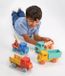 Mentari Vrachtwagen Geel Houten Speelgoedauto 21x8.2x10cm