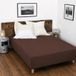 Home Linge Passion Hoeslaken, 90 x 190 cm, 25 cm spanhoogte, 57 draden/cm², katoen, chocoladebruin