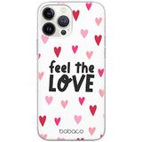 ERT GROUP mobiel telefoonhoesje voor Apple iPhone 13 Pro Max - Babaco patroon Feel the love 001