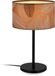 B.K.Licht Mata - Tafellamp - bedlamp naturel - boho stijl - bladeren decoratie - E27 fitting - Ø25 x 41.5 cm - koffiekleur