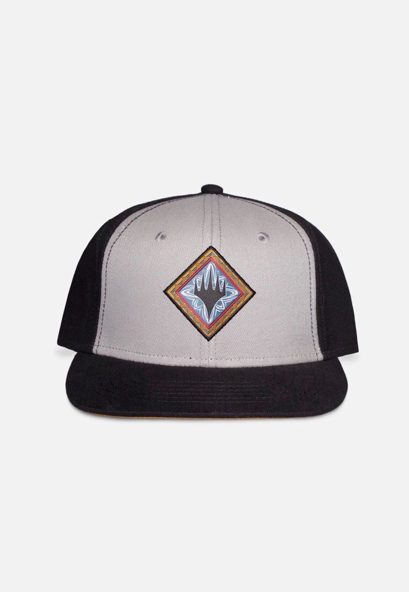Difuzed Magic The Gathering Snapback Pet Graphic Art Symbol Grijs/Zwart - 8718526147117