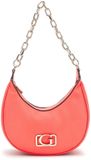 GUESS Circe Hobo Shoulder Bag Coral Red
