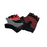Pokal 101 herenhandschoenen, maat XL, rood en grijs